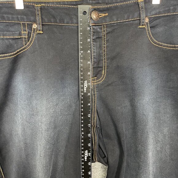 Torrid Jeans Womens 24 Blue Jegging Dark Wash‎ High Rise Cotton Stretch Blend - Picture 7 of 15